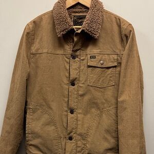 Howler Brothers Brown Sherpa-Lined Corduroy Jacket New with tags.